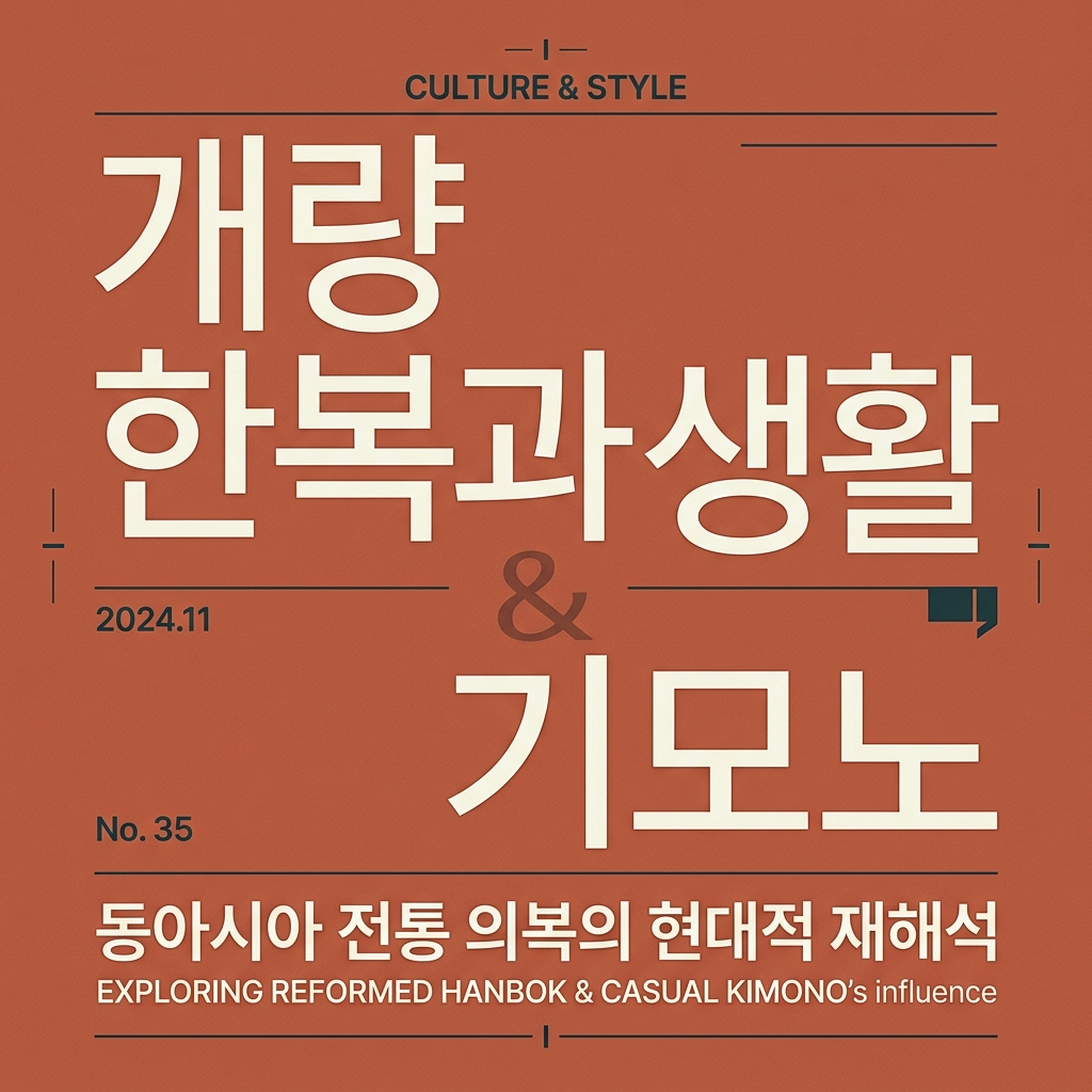 개량 한복과 생활 기모노의 글로벌 매력 분석 제품 이미지