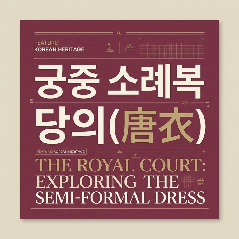 궁중 소례복 당의(唐衣)의 도련 곡선미와 금박(金箔) 문양의 격식
