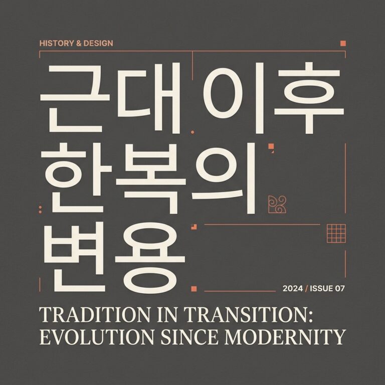 근대 이후 한복의 변용