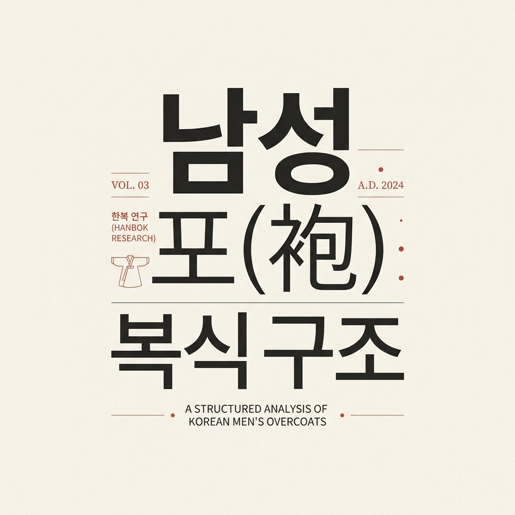 조선 남성 포(袍) 복식 구조와 속옷 저고리의 소매폭 상관성 연구 제품 이미지
