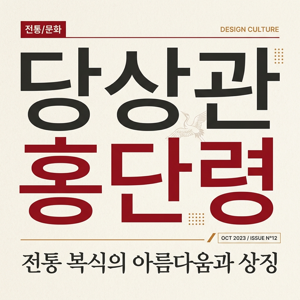 당상관 홍단령부터 의녀 가리마의 구조 제품 이미지