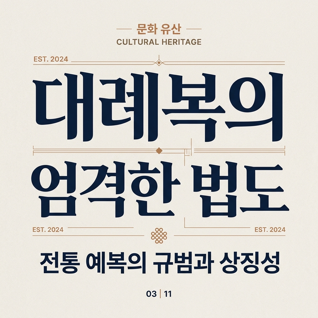 대례복의 엄격한 법도와 백성들이 만든 궁중 복식의 대반전 제품 이미지