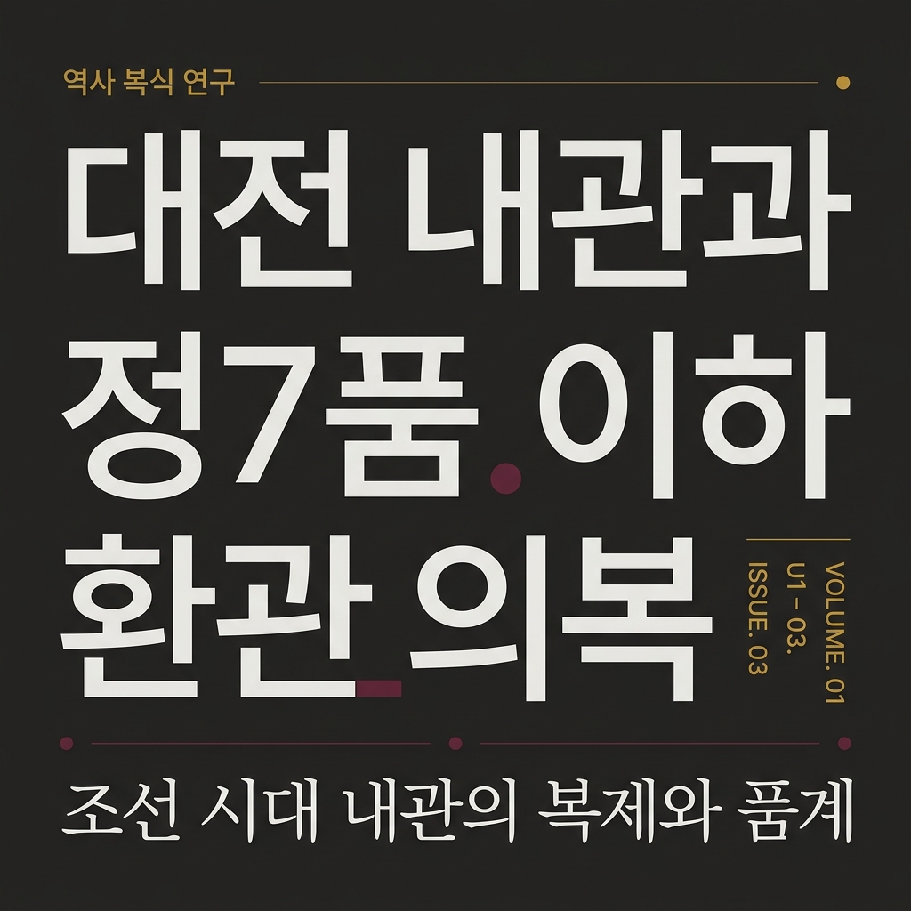 대전 내관과 정7품 이하 환관 의복의 형태적 특징 제품 이미지