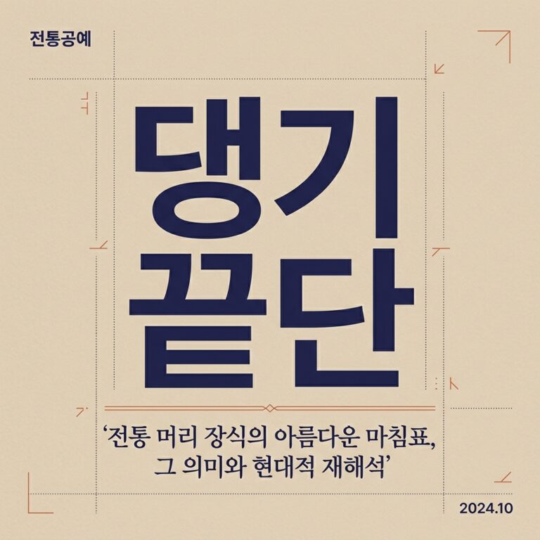 댕기 끝단 가공에 담긴 기복(祈福) 신앙