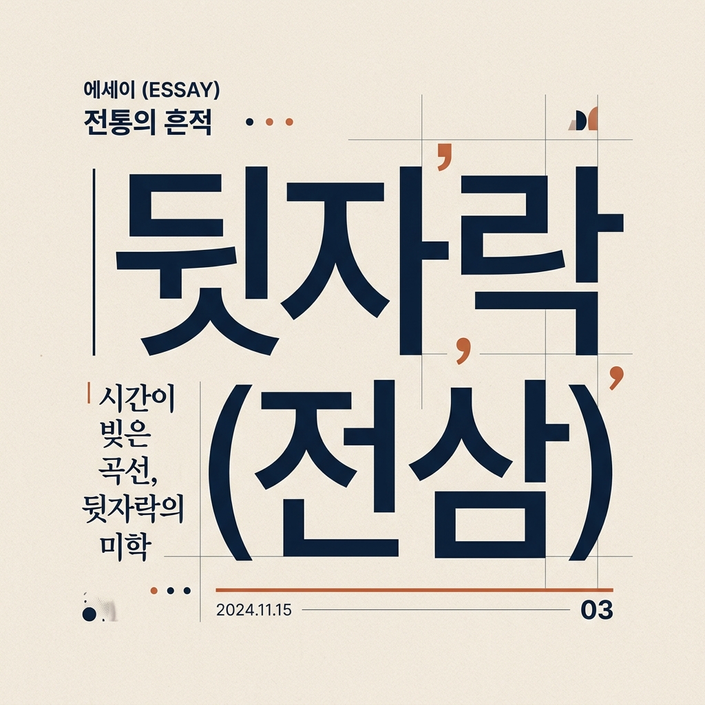 도포와 두루마기의 구조적 차이점: 뒷자락(전삼) 제품 이미지