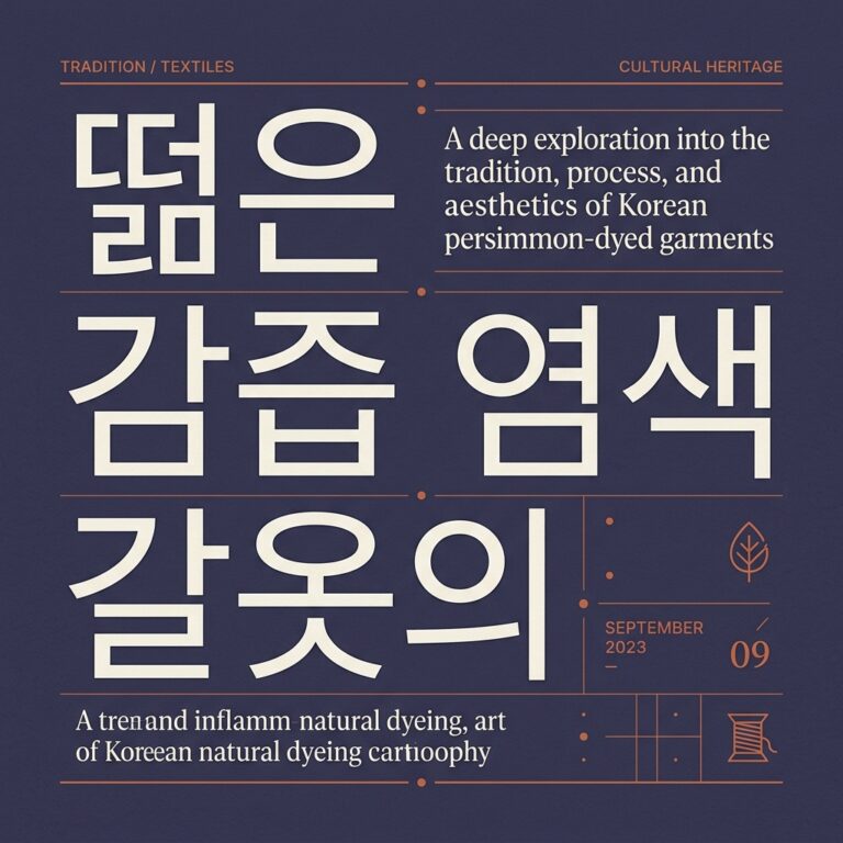 조선 후기 도서(島嶼) 지역의 생태 환경과 떫은 감즙 염색 갈옷의 기능성 연구