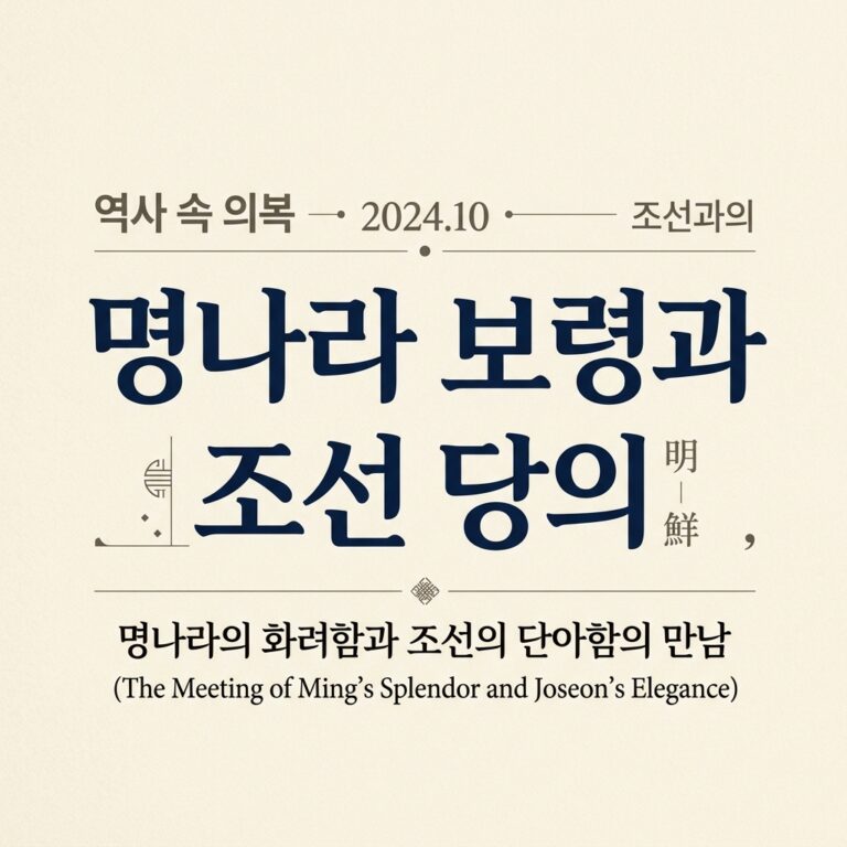 명나라 보령과 조선 당의