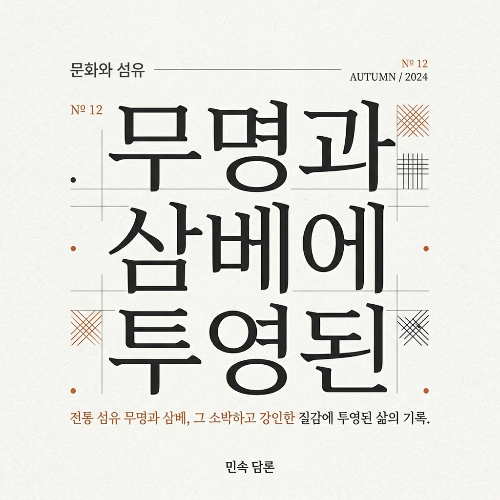 무명과 삼베에 투영된 평민 어르신의 생활사 제품 이미지