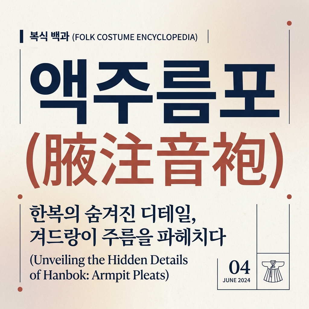 액주름포(腋注音袍)의 겨드랑이 주름 구조와 활동성 연구 제품 이미지