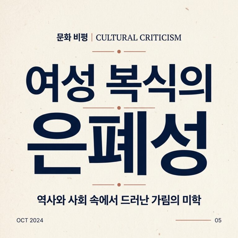 조선 중기 예학(禮學)의 확산과 여성 복식의 은폐성 강화 연구