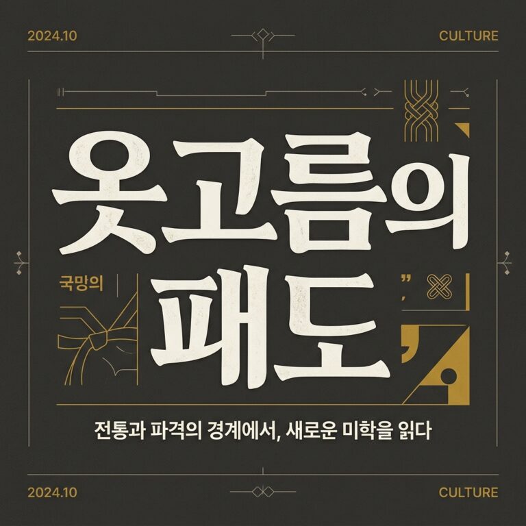 옷고름의 패도(佩刀), 치마 속의 낭도(囊刀)