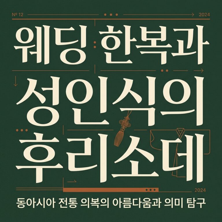 웨딩 한복과 성인식의 후리소데가 갖는 현대적 의미