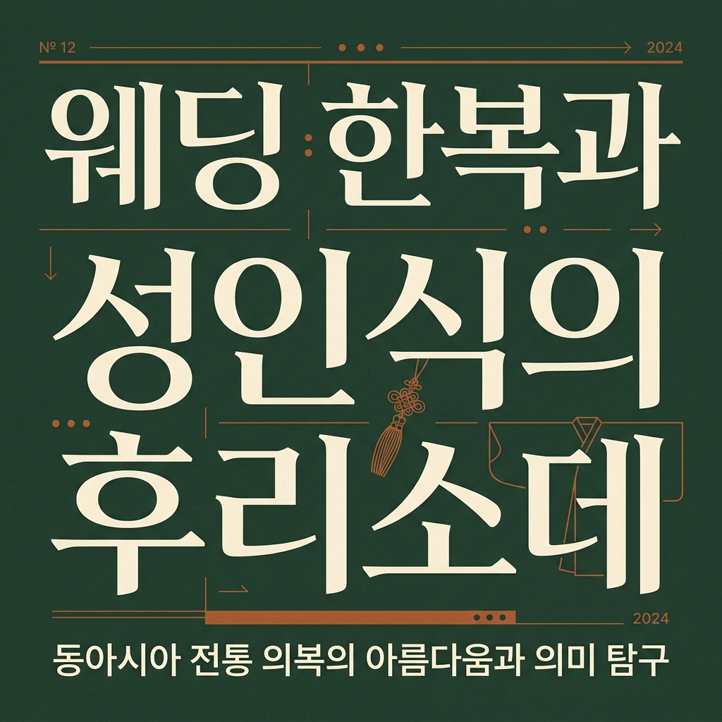 웨딩 한복과 성인식의 후리소데가 갖는 현대적 의미 제품 이미지