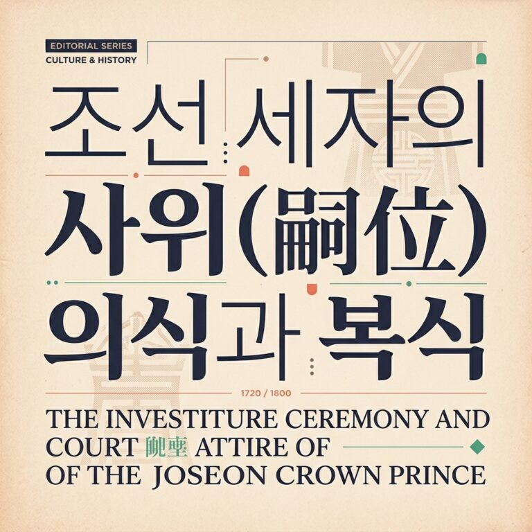 조선 세자의 사위(嗣位) 의식과 복식의 반전