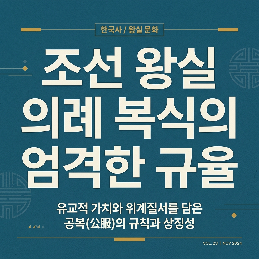 조선 왕실 의례 복식의 엄격한 규율 제품 이미지