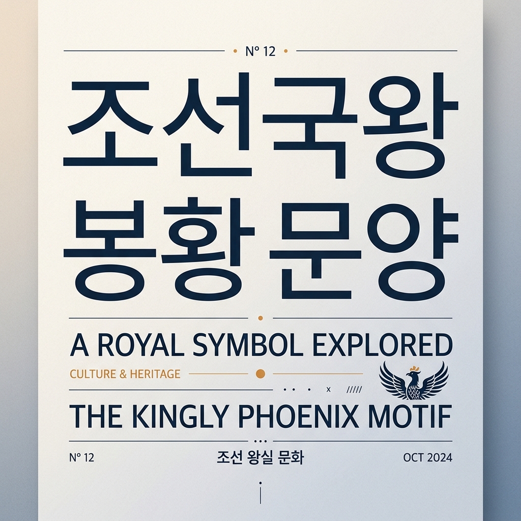조선 국왕이 봉황 문양 비단을 입은 역사적 배경과 상징 체계 제품 이미지