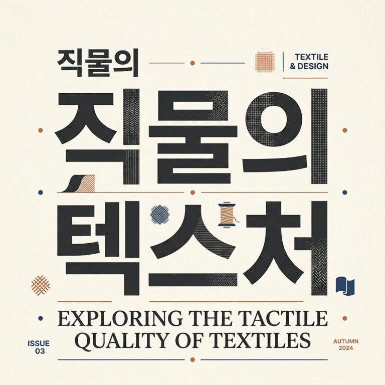 직물의 텍스처가 현대 한복 디자인에 미치는 조형적 영향