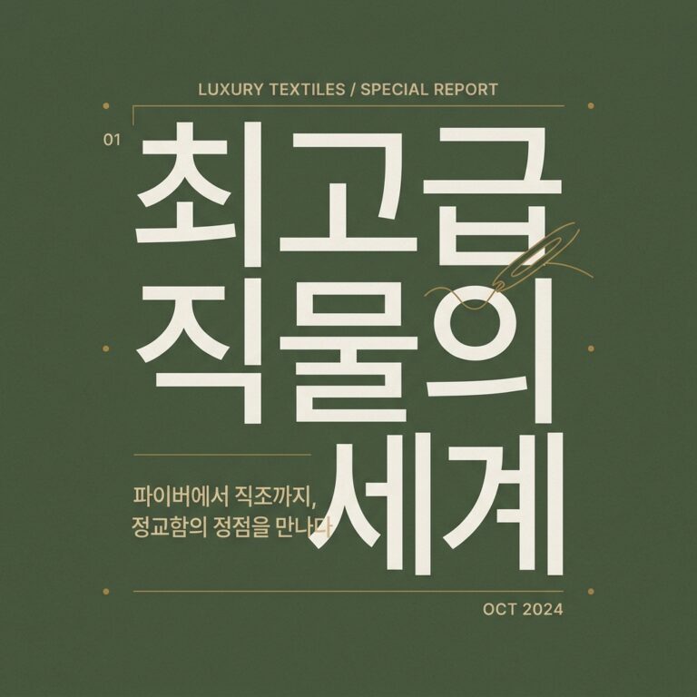조선의 계절을 수놓은 최고급 직물의 세계