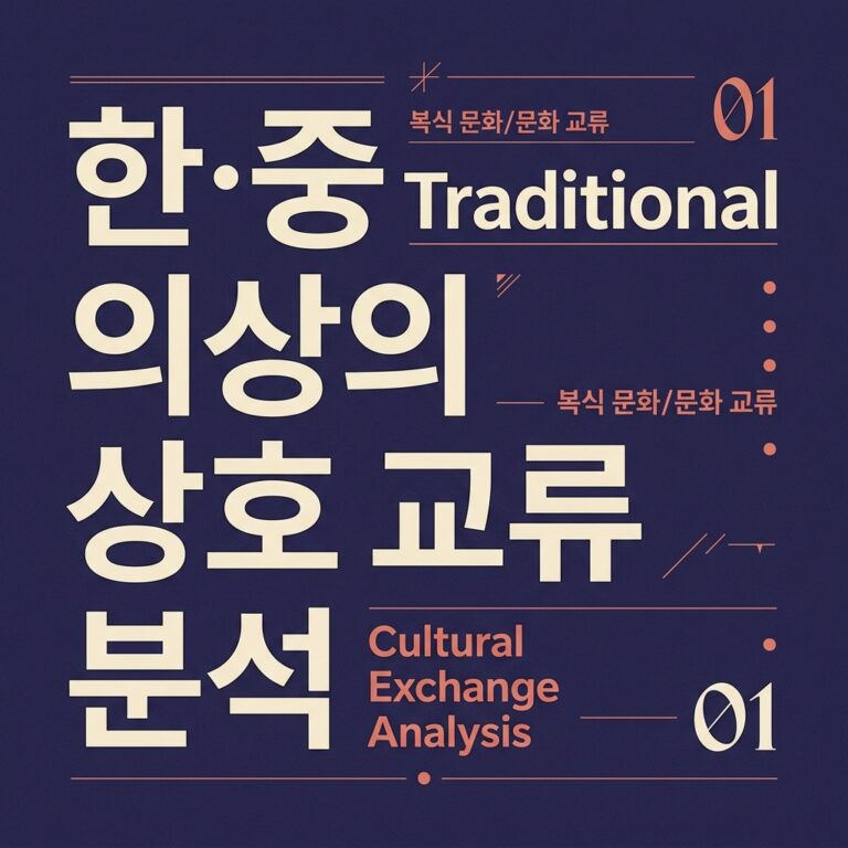 고려양(高麗樣)과 한·중 전통 의상의 상호 교류 분석