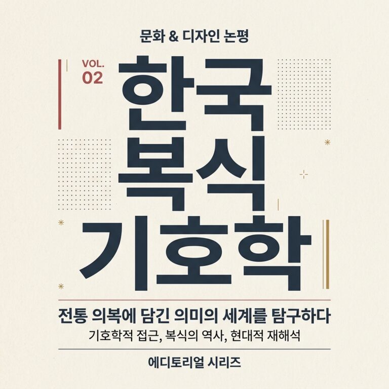 한국 복식 기호학으로 읽는 세부 디테일의 미학