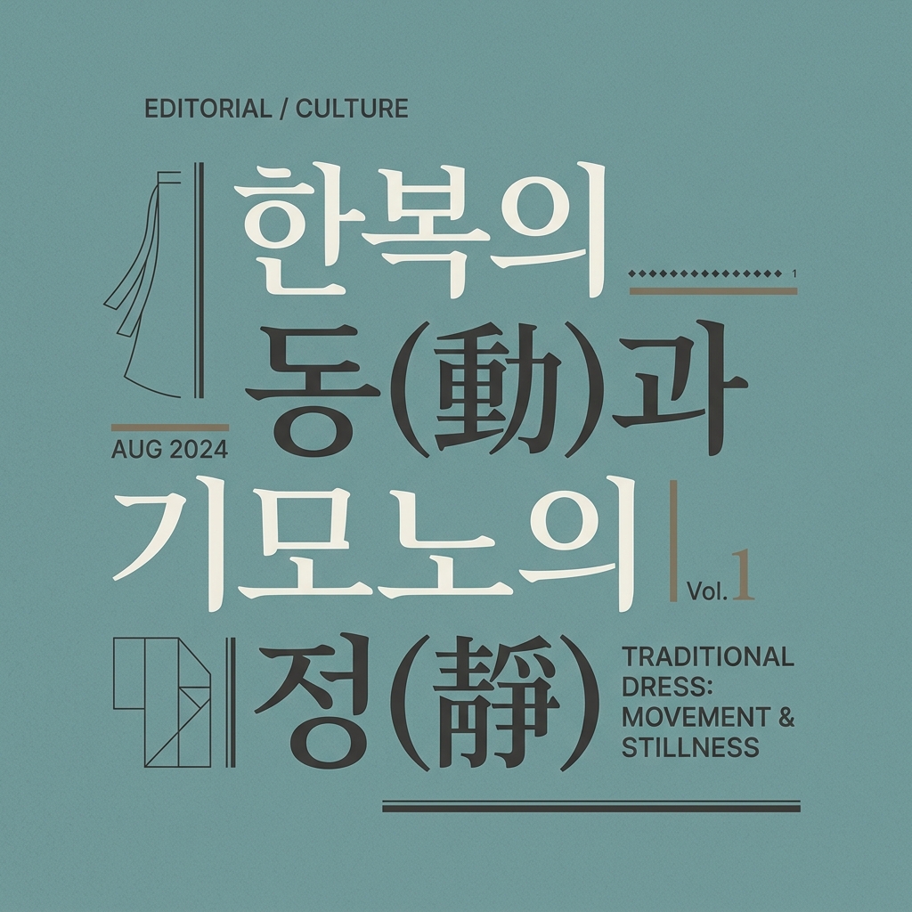 한복의 동(動)과 기모노의 정(靜) 제품 이미지
