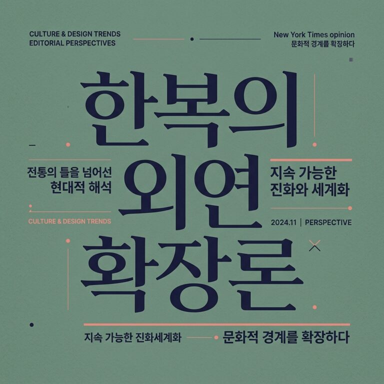무용복에서 생활 복식까지 한복의 외연 확장론