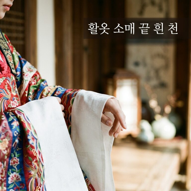 활옷 소매 끝 흰 천이 지닌 예법적 가치와 시각적 연출성