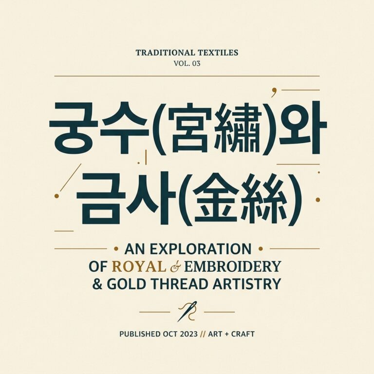 궁수(宮繡)와 금사(金絲)를 통한 절대적 권위의 표출