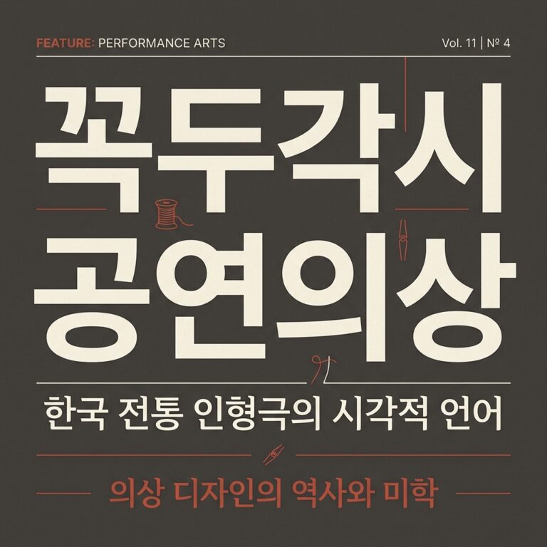 전통 한복과 꼭두각시 공연 의상의 구조적 차이점