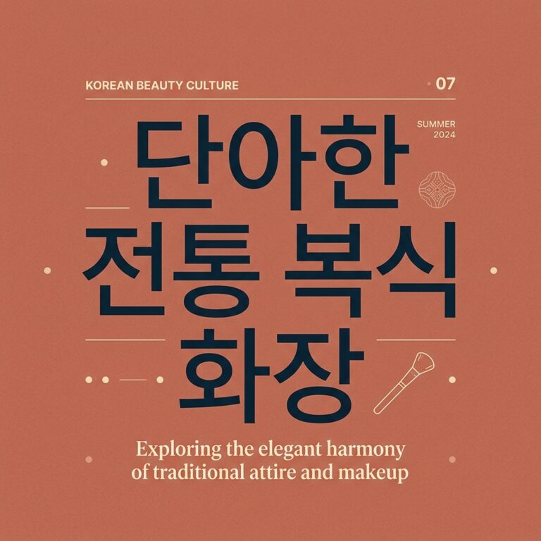조선 부녀자의 단아한 전통 복식 화장 고찰