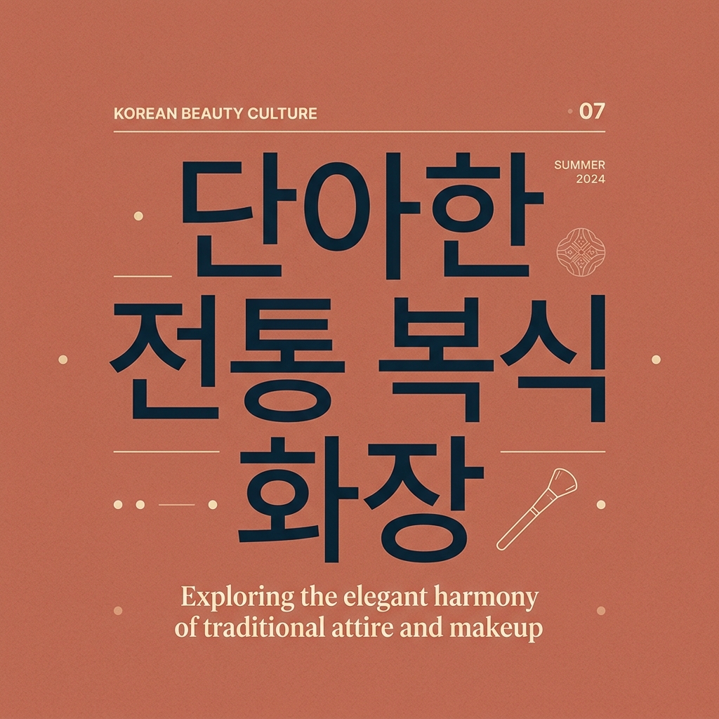 조선 부녀자의 단아한 전통 복식 화장 고찰 제품 이미지