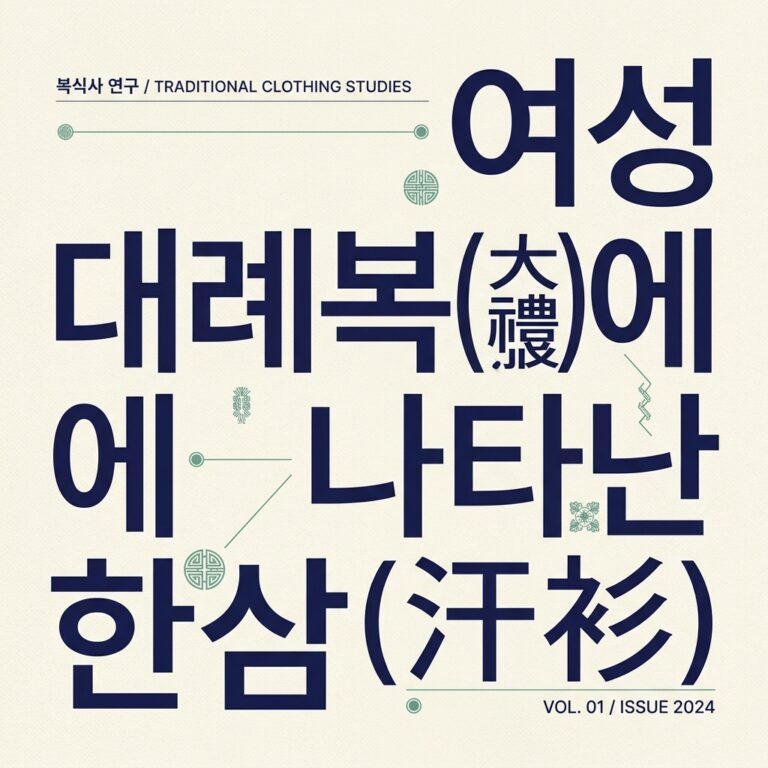 조선시대 여성 대례복(大禮服)에 나타난 한삼(汗衫)의 은폐성과 유교적 복식 예법