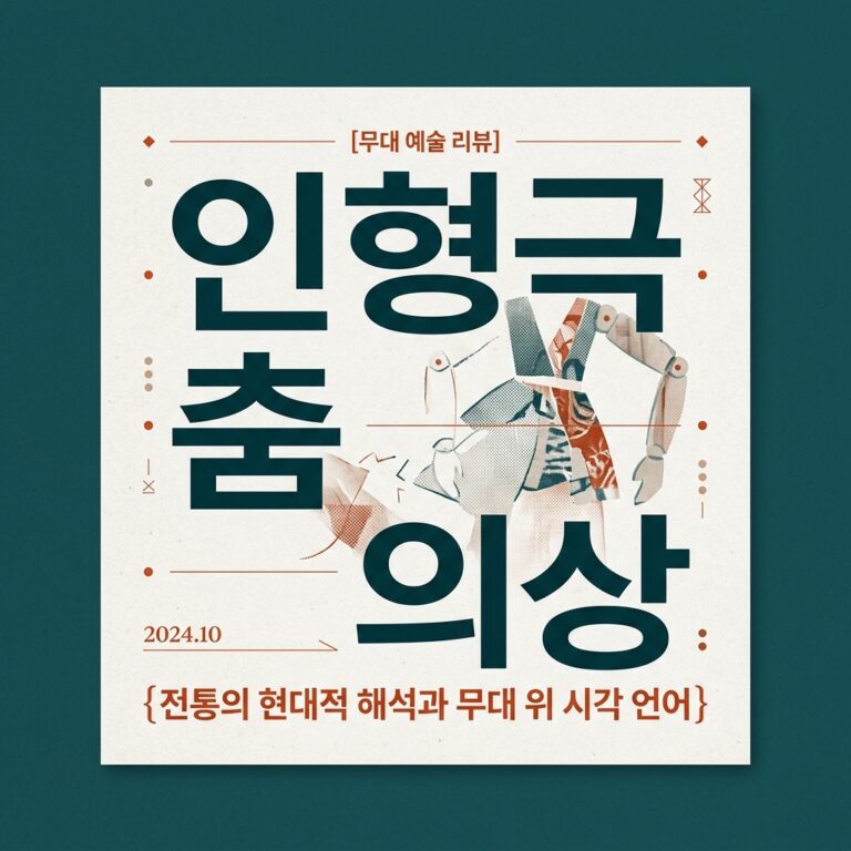 독특한 한국 인형극 춤 의상에 담긴 미학과 실용적 이유