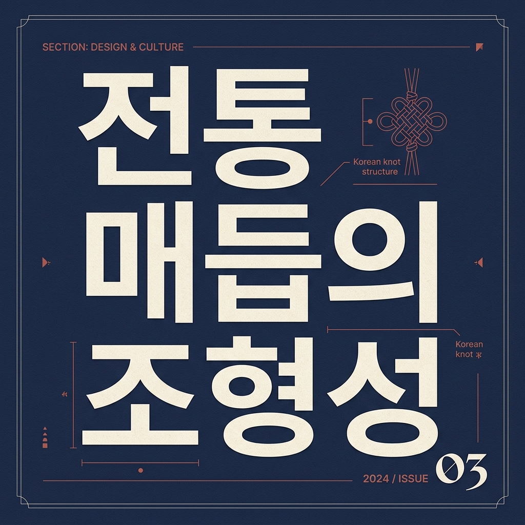 한복의 미학을 완성하는 전통 매듭의 조형성과 상징성 제품 이미지