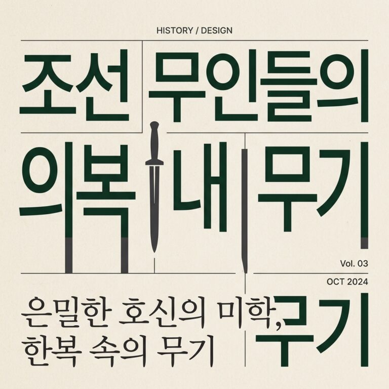 조선 무인들의 의복 내 무기 은닉과 기습 전술