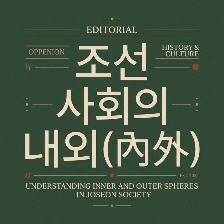 조선 사회의 내외(內外) 사상이 활옷 한삼에 미친 영향
