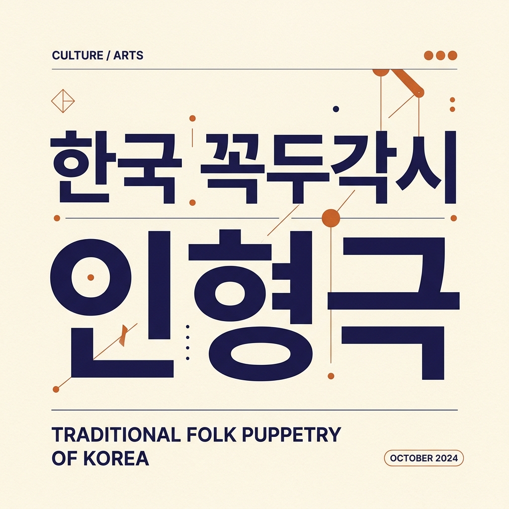 한국 꼭두각시 인형극 춤 의상의 숨겨진 기능성 제품 이미지
