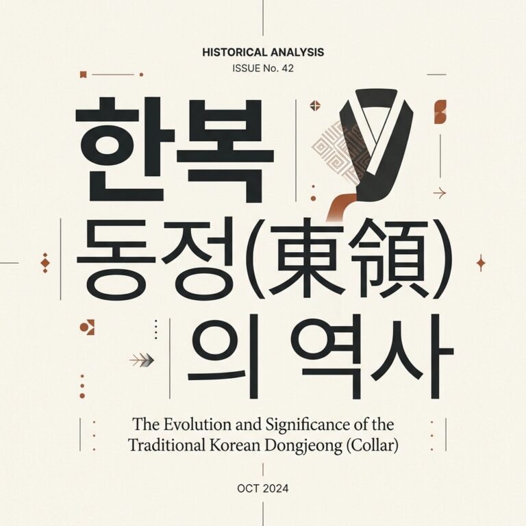 한복 동정(東領)의 역사적 기원과 미학적 기능
