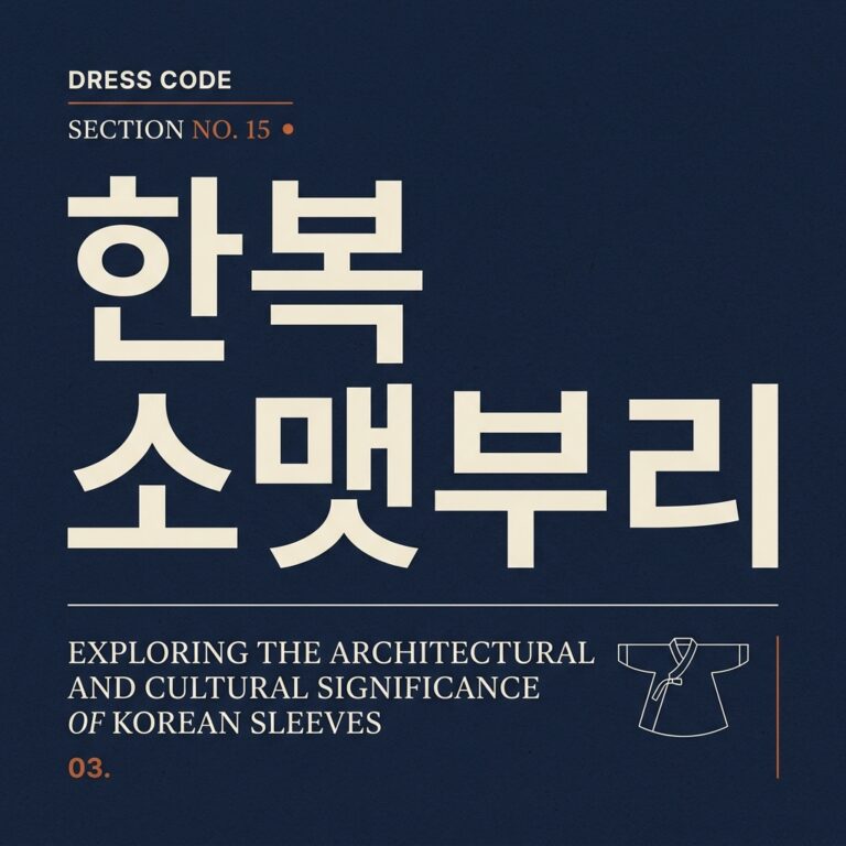한복 소맷부리의 은폐와 보호