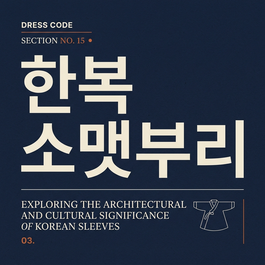 한복 소맷부리의 은폐와 보호 제품 이미지