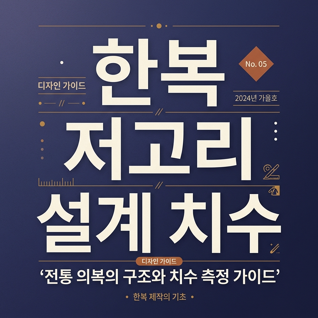 한복 저고리 설계 치수 산정법의 과학화 및 바느질 공정의 표준화 제품 이미지