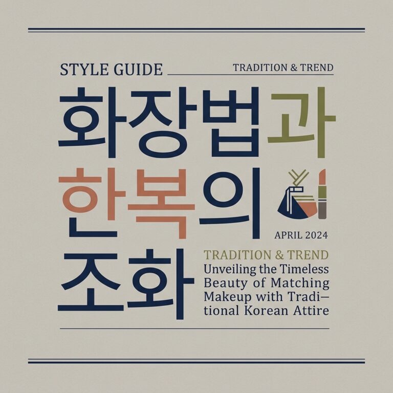유교적 미학으로 본 조선시대 전통 화장법과 한복의 조화